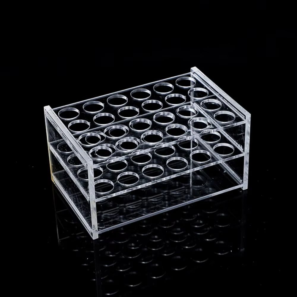 Laboratory Centrifuge - ชั้นวางหลอดทดลองอะคริลิกแบบใหม่ โปร่งใส 24 รู 40 รู