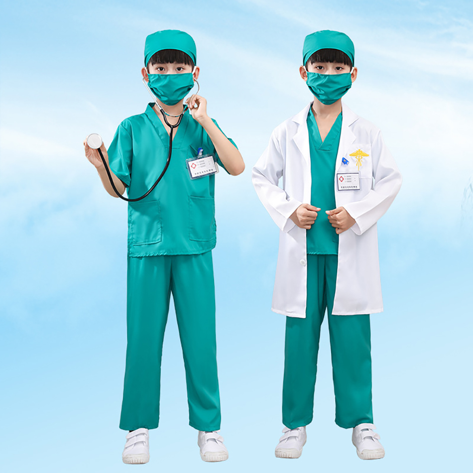 7 ชิ้น/แพ็คเด็กสีขาว Medical U - Lab Coat Medical บทวิจารณ์และราคา