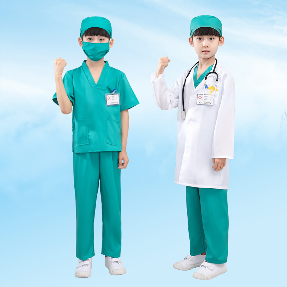 7 ชิ้น/แพ็คเด็กสีขาว Medical U - Lab Coat Medical บทวิจารณ์และราคา