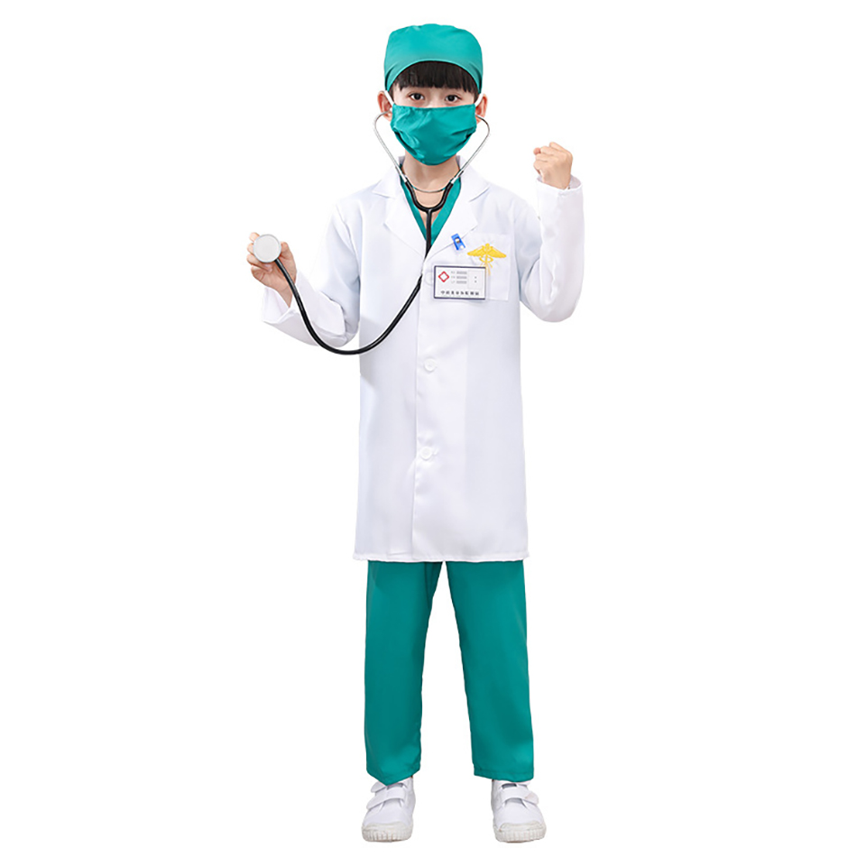 7 ชิ้น/แพ็คเด็กสีขาว Medical U - Lab Coat Medical บทวิจารณ์และราคา