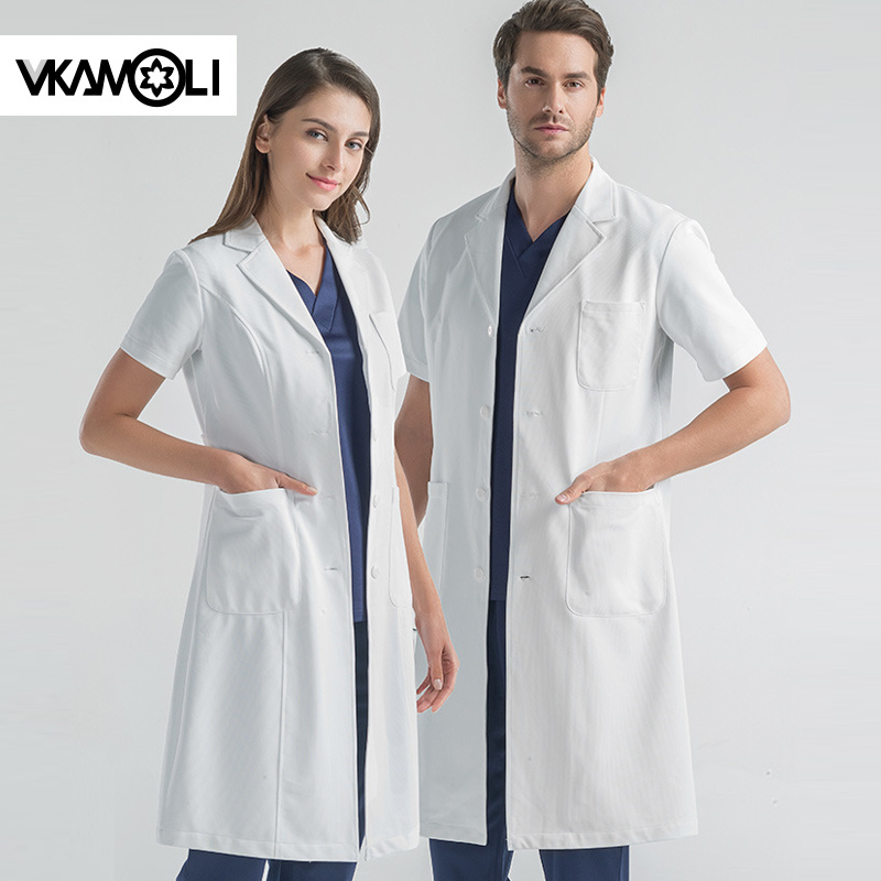 เสื้อคลุมสีขาวผ้า Anti-Zou คุณ - Lab Coat Medical บทวิจารณ์และราคา