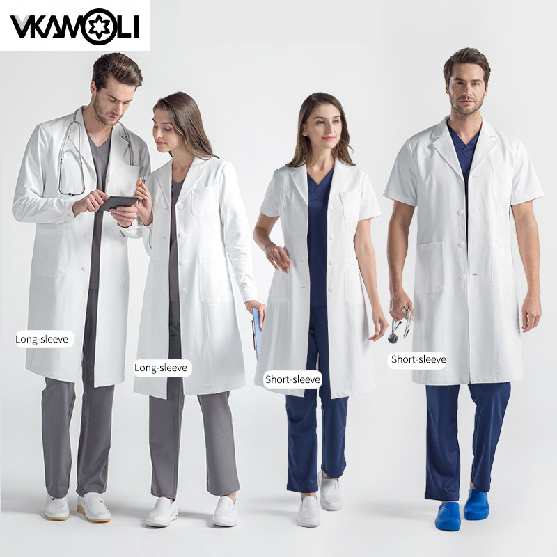 เสื้อคลุมสีขาวผ้า Anti-Zou คุณ - Lab Coat Medical บทวิจารณ์และราคา