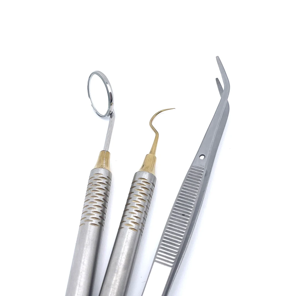 ชุดเครื่องมือทันตแพทย์ 5 ชิ้น  - Dental Mirror Probe บทวิจารณ์และราคา