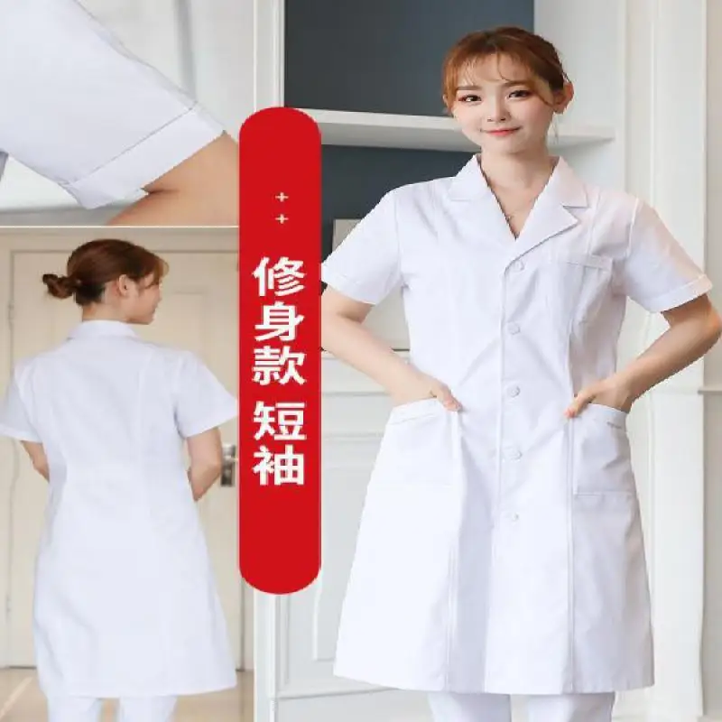 สีขาว Lab Coat ทดลองทางการแพทย - Lab Coat Medical บทวิจารณ์และราคา