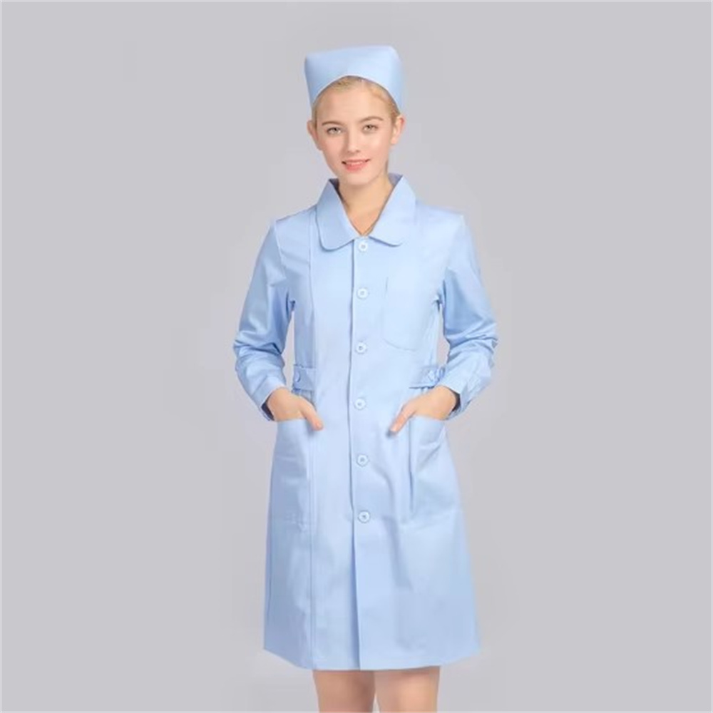 ใหม่ผ้าฝ้ายบริสุทธิ์ระบายอากาศ - Lab Coat Medical บทวิจารณ์และราคา