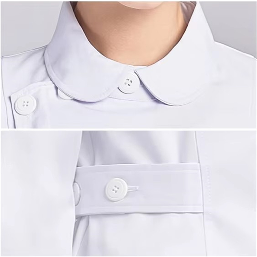 ใหม่ผ้าฝ้ายบริสุทธิ์ระบายอากาศ - Lab Coat Medical บทวิจารณ์และราคา