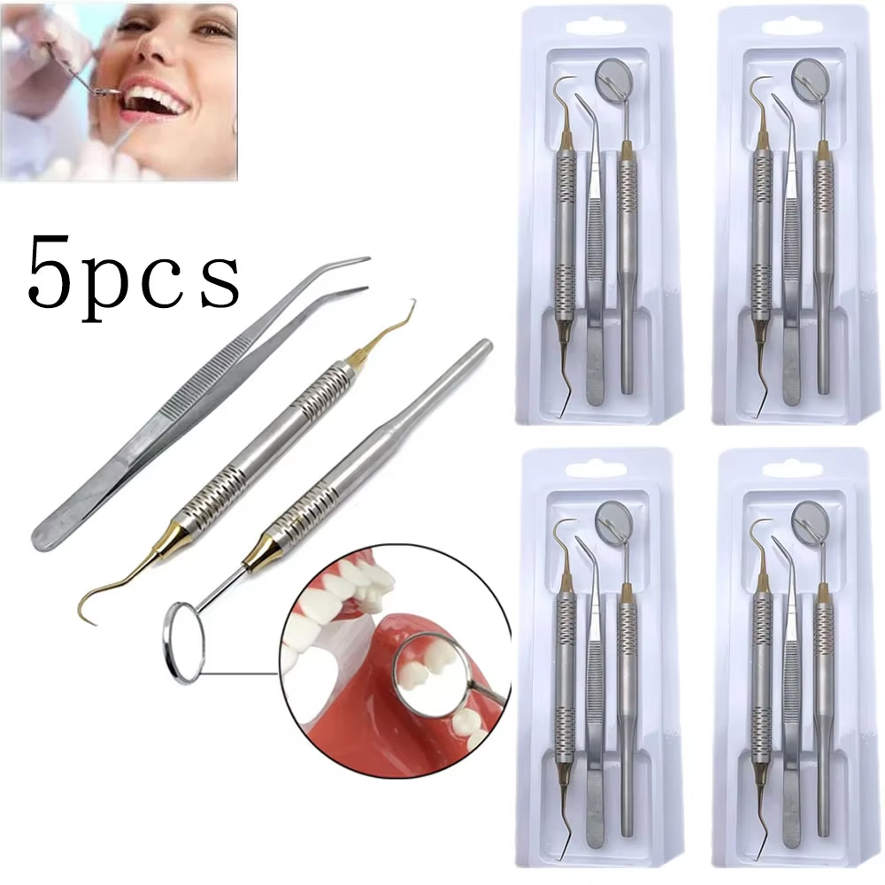 ชุดอุปกรณ์ทำความสะอาดฟันและฟอก - Dental Mirror Probe บทวิจารณ์และราคา