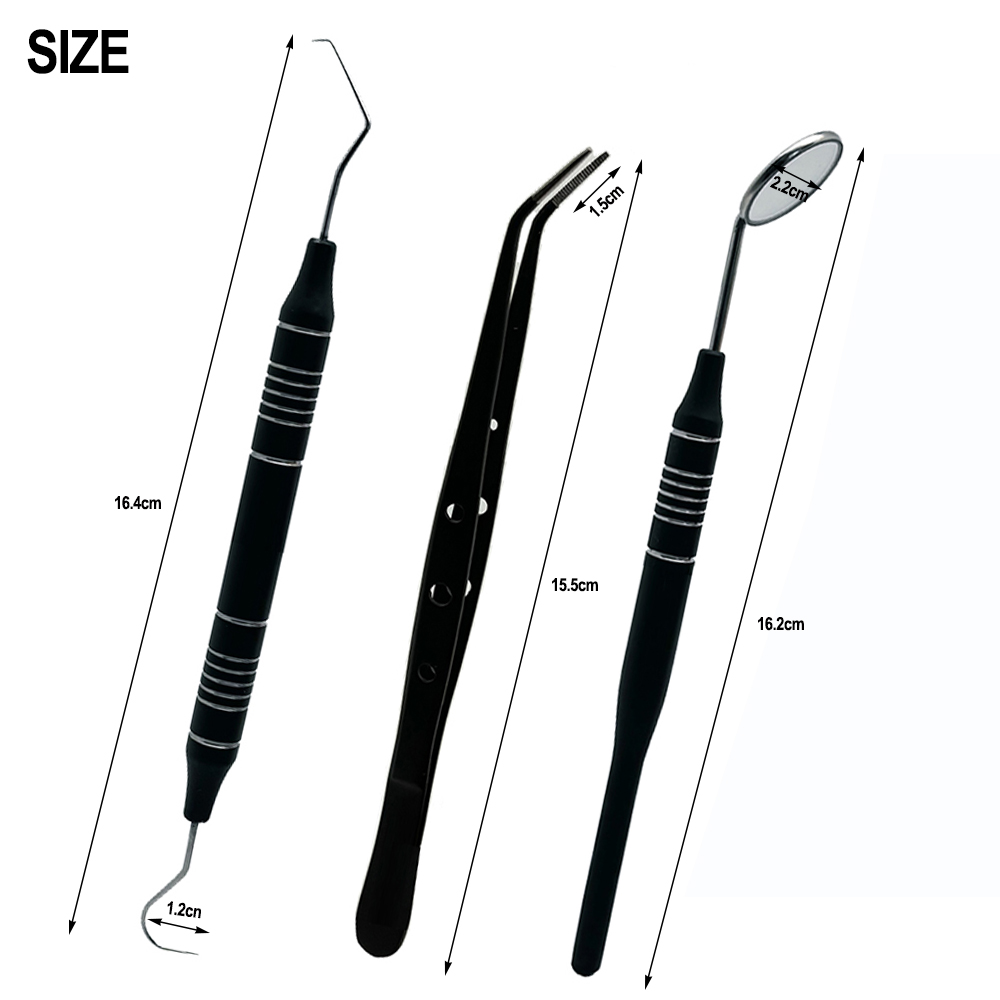 ชุดอุปกรณ์ทำความสะอาดฟันและฟอก - Dental Mirror Probe บทวิจารณ์และราคา