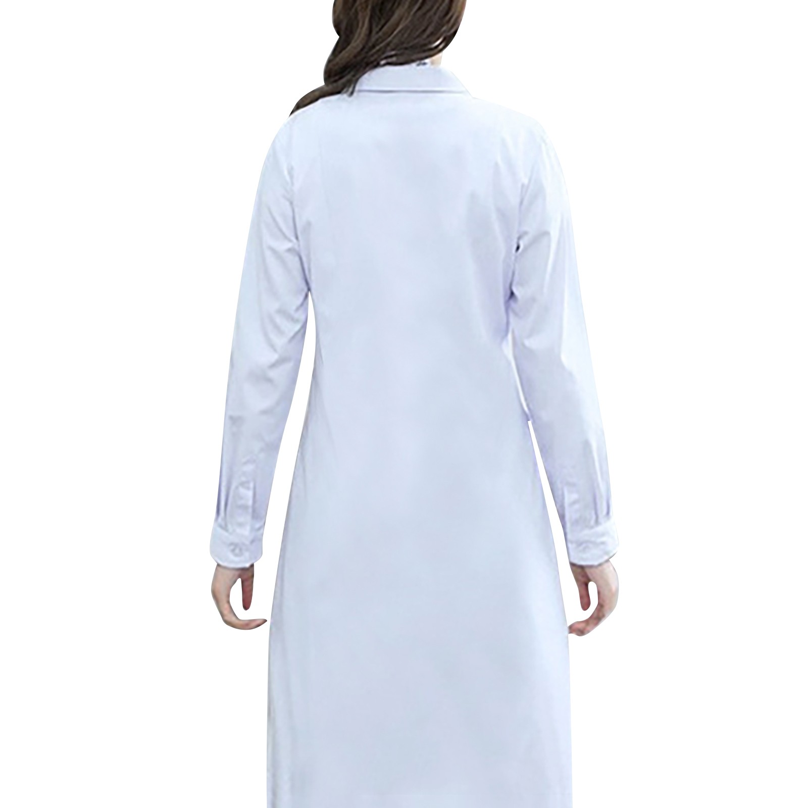 สีขาว Lab Coat สําหรับผู้หญิงผ - Lab Coat Medical บทวิจารณ์และราคา