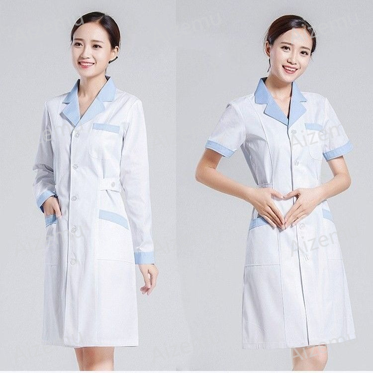 ชุดยูนิเซ็กซ์แขนสั้นสำหรับร้าน - Lab Coat Medical บทวิจารณ์และราคา