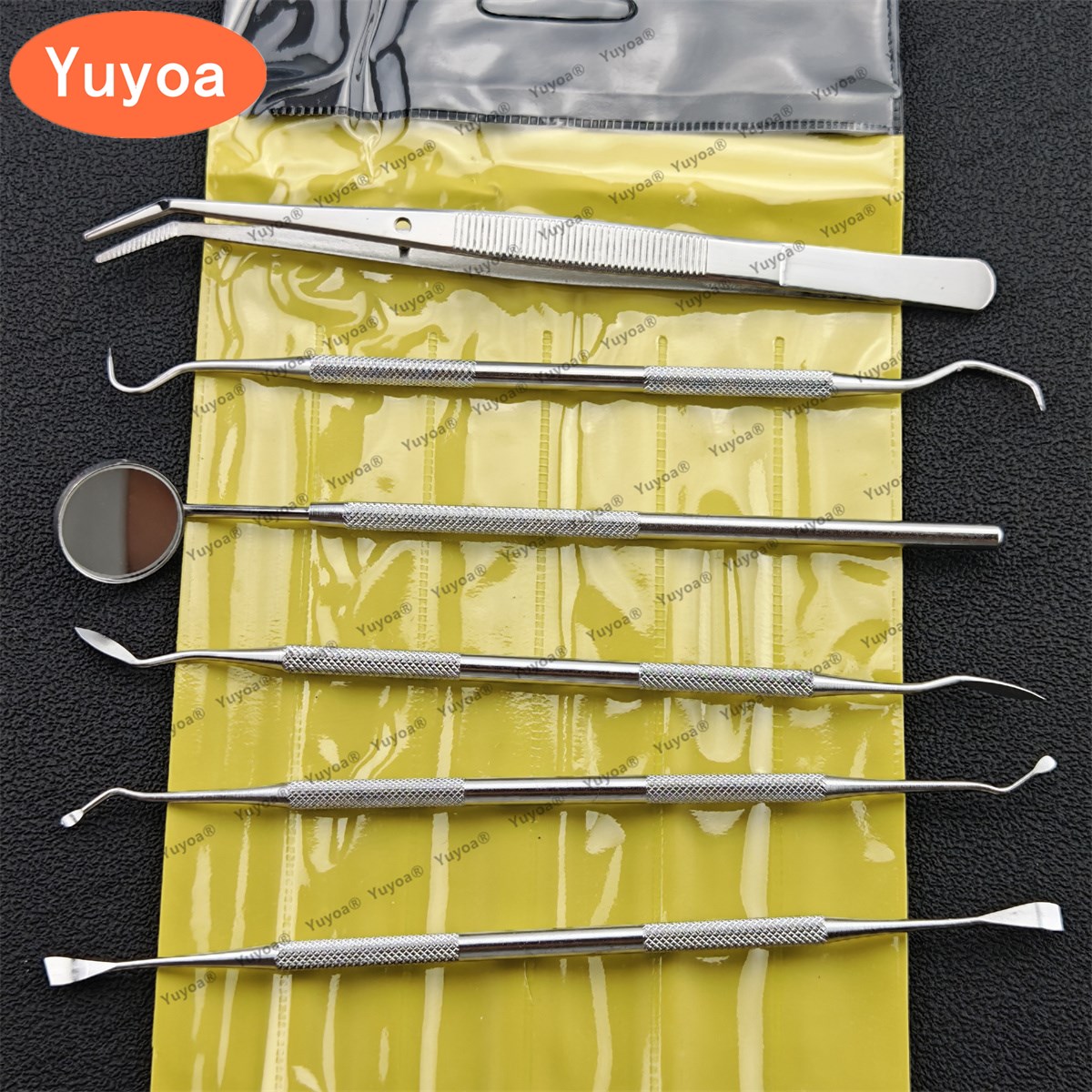 ชุดอุปกรณ์ทำฟัน 5 x 6 ชิ้น/ชุด - Dental Mirror Probe บทวิจารณ์และราคา