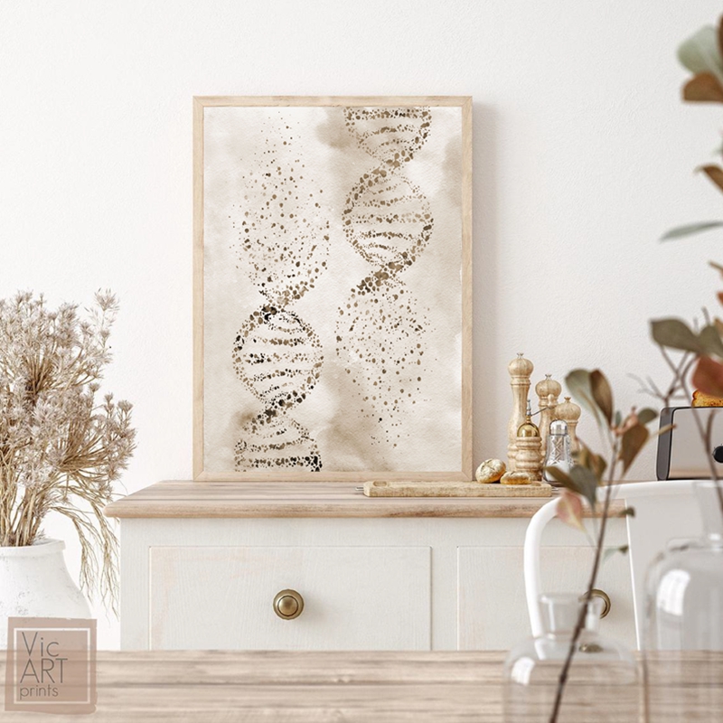 DNA โมเลกุลพิมพ์ Modern Medica - Medical Lab Posters บทวิจารณ์และราคา