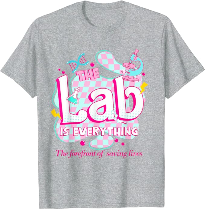 เสื้อยืดลายกราฟิกสำหรับทีมเทคน - Medical Lab Tech บทวิจารณ์และราคา