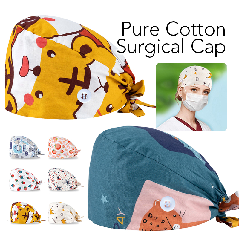 Women Surgicals Caps Cotton Do - Medical Lab Work บทวิจารณ์และราคา