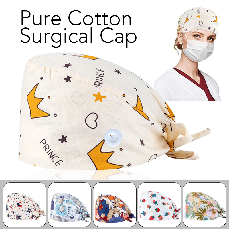 Women Surgicals Caps Cotton Do - Medical Lab Work บทวิจารณ์และราคา