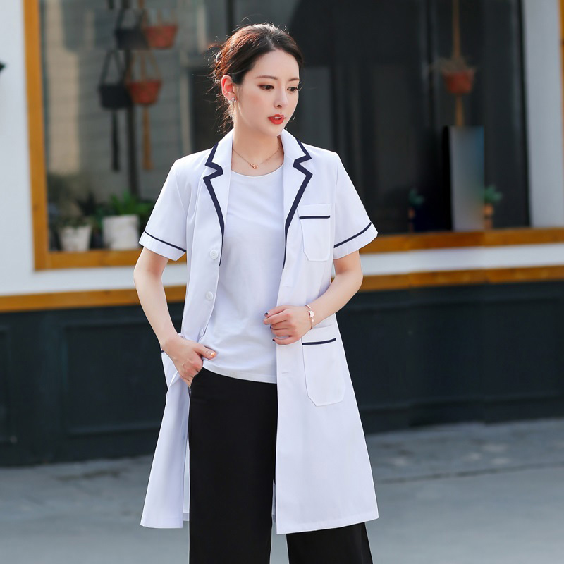 ผู้หญิงพยาบาลเสื้อ Lab ชุดสุขภ - Medical Health Lab บทวิจารณ์และราคา