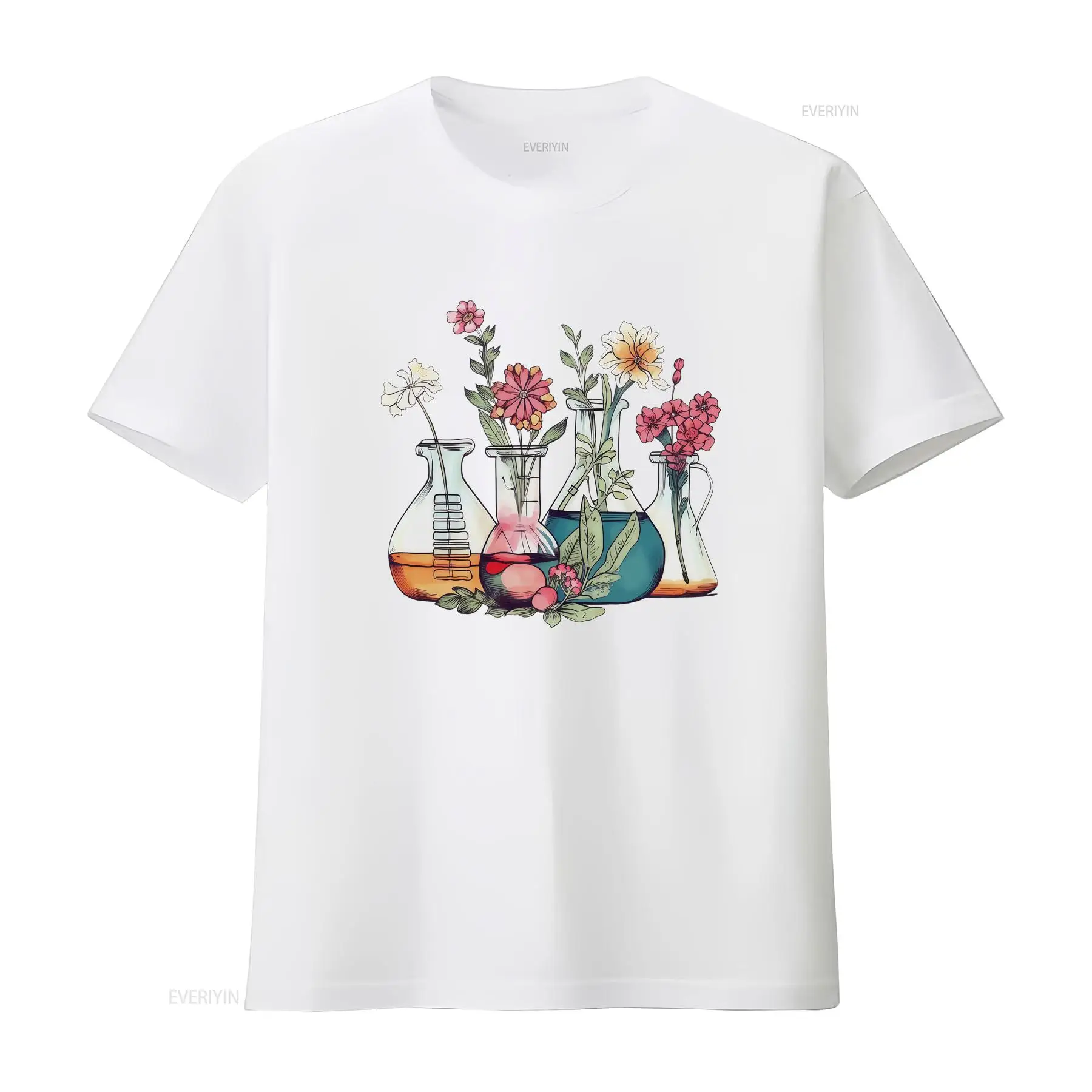 เสื้อยืดลายดอกไม้สำหรับห้องปฏิ - Medical Lab Technician บทวิจารณ์และราคา