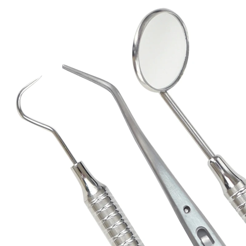 ชุดอุปกรณ์ทำความสะอาดฟัน 3 ชิ้ - Dental Mirror Probe บทวิจารณ์และราคา